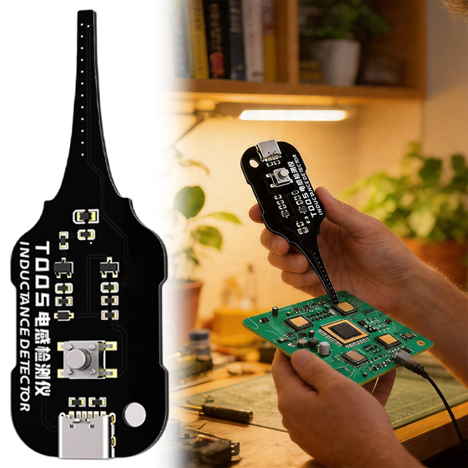 Electronics Repair Workshop - Electronic Circuit Board Inductor Detector Inductance