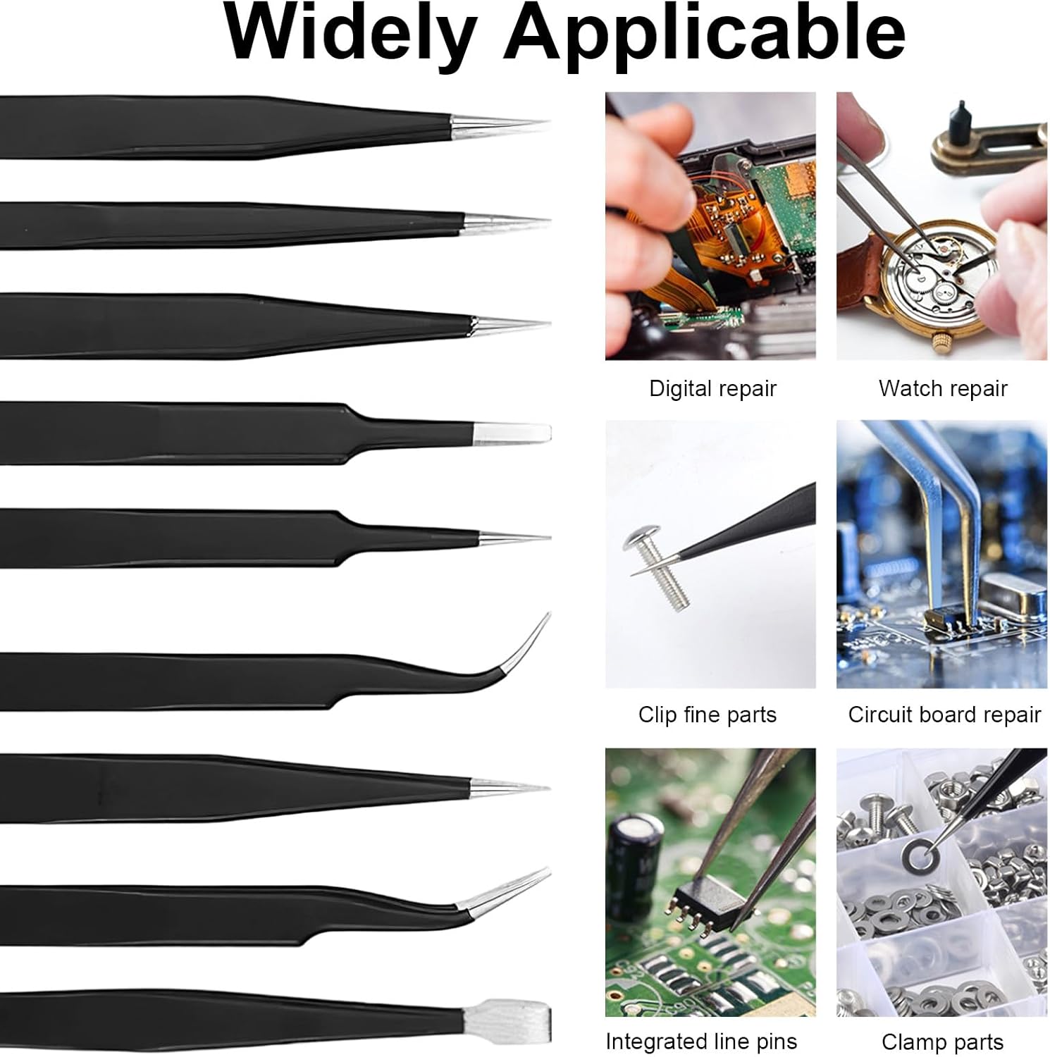 Precision Anti-static Tweezers - Electronics Repair Workshop avis et prix